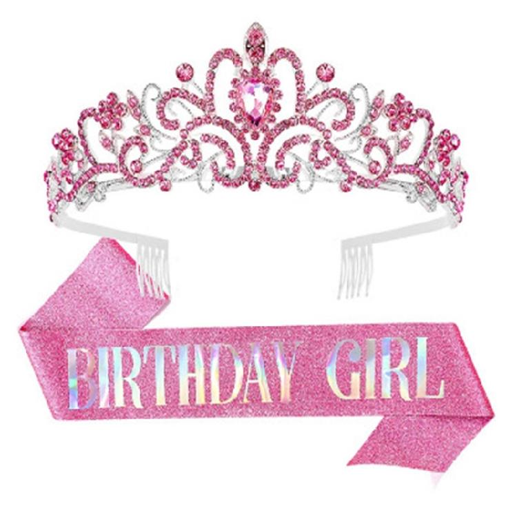 Bride To Be Set Bridal Sash Headband Rhinestones Studded Crown Photo Props