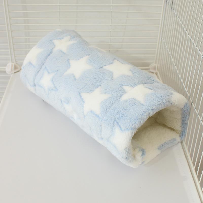 Pet Channel Nest Hamster Warm Channel Flower Branch Mouse Sugar Glider Mink Guinea Pig Guinea Pig Ultra-soft Plush Tunnel Nest