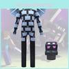 Enderdrage Minecraft Cosplay Kostyme Halloweenfest Scene Gave Opptreden