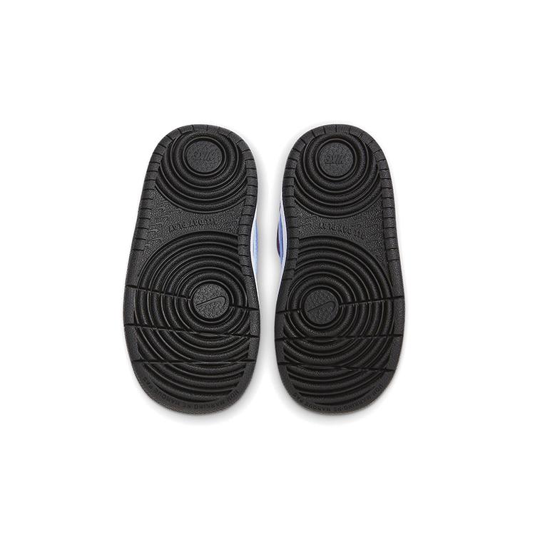 Nike Mid 2 Slip Resistant Abrasion Resistant Mid Top Skateboard Shoes Purple White Blue Infant And Toddler CD7784-106
