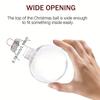 10pcs Transparent plastic decorative ball DIY filling Christmas decorative ball Christmas decoration
