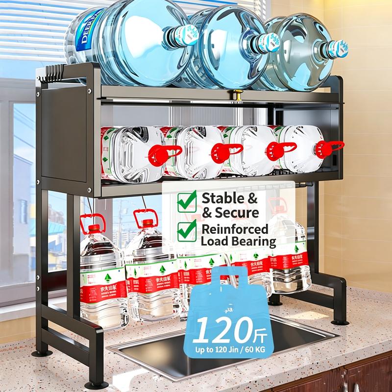 1Set Kitchen Sink Shelf Dish Drain Rack Multifunctional Countertop Dishwasher Sink Sink Dish Storage Cupboard Factory