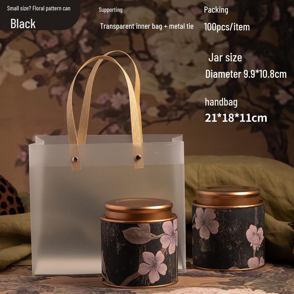 Exquisite Multi-Tea Storage Can: Sealed Container for Black, Green, Jasmine, White, & Oolong Tea.
