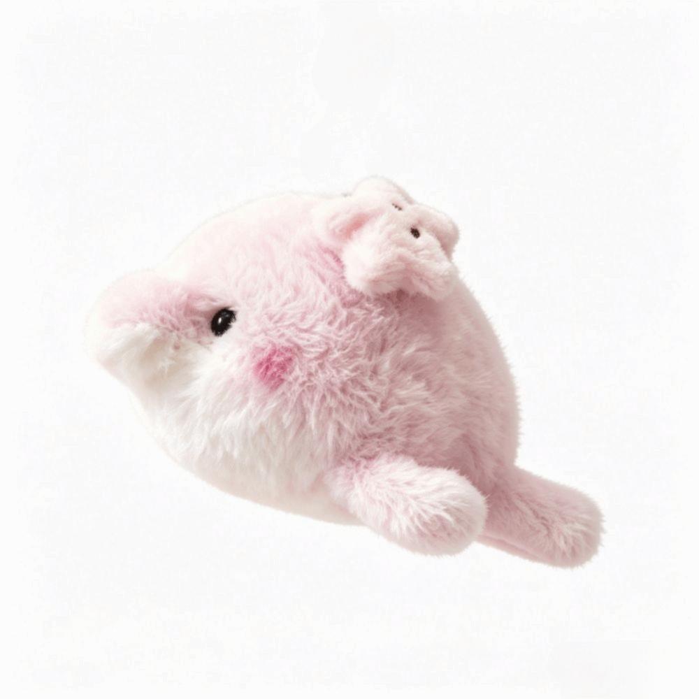 Small Plushie Dolphin Plush Keychain Soft Fluffy Seal Stuffed Doll Seal Plush Pendant Kids