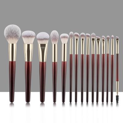 Heißverkaufendes 15-teiliges professionelles synthetisches Make-up-Pinselset - Multifunktionale Schönheitswerkzeuge