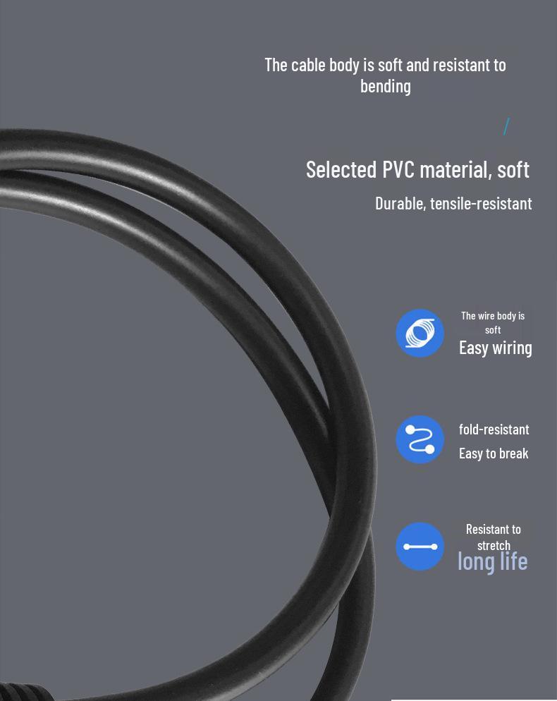 OBD2 Dual Port Extension Cable for Car Diagnostics