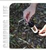 Outdoor Foldable Aluminum Alloy Tactical Lamp Stand for Camping