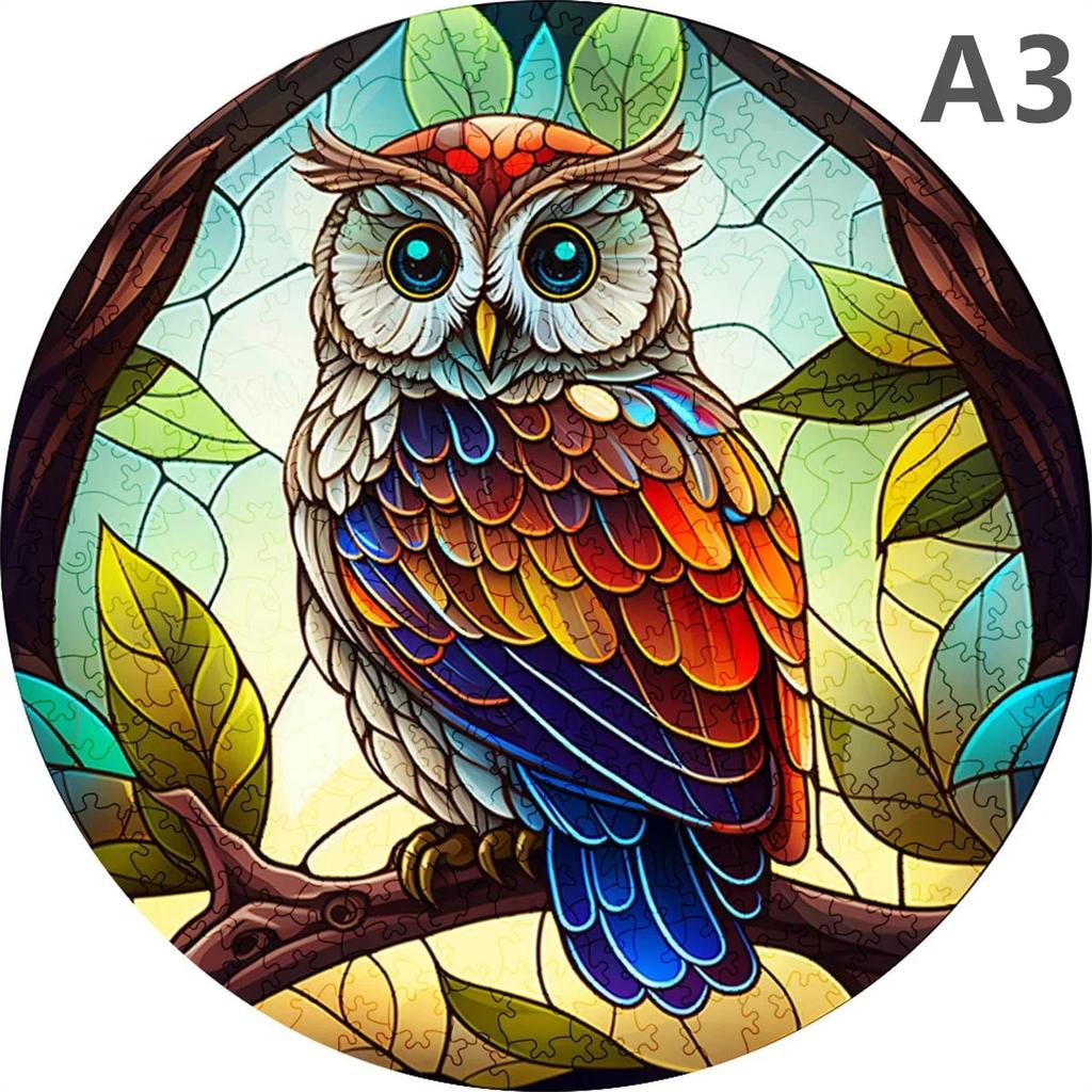 Wooden Animal Puzzles Jigsaw for Adults Kids Mysterious Medal Puzzle Child Toys Gifts Games 3D Wooden Puzzles Jigsaw