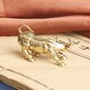 Brass Bull Wall Street Cattle Sculpture Copper Cow Statue Mascot Exquisite Crafts Ornament Office Decoration Business Gift