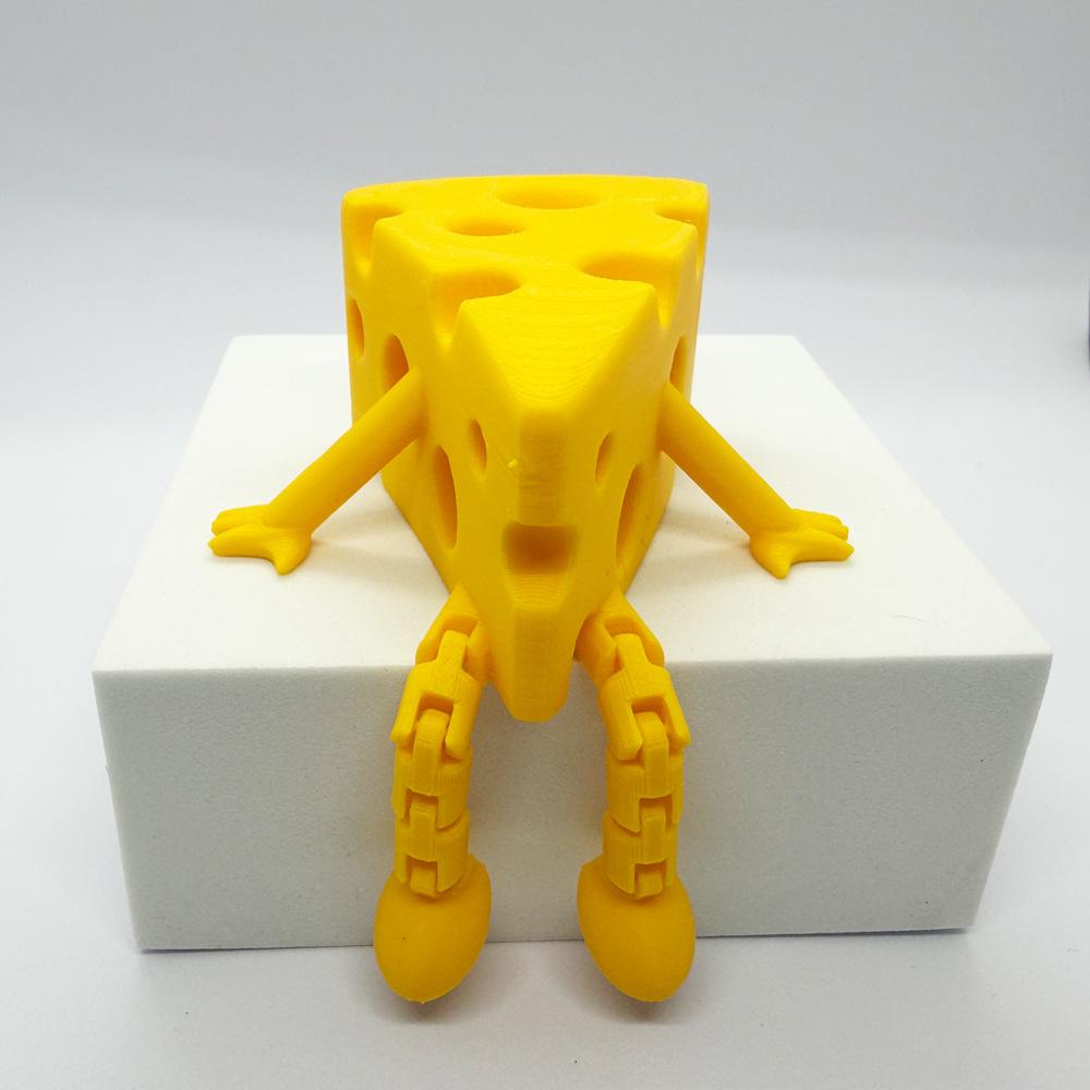 3D Printed Ghost Decorations with Movable Legs for Christmas and Halloween