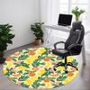 1pc Lemon Orange Pattern Chair Carpet for Office, Non-slip, Soft and Durable Office Rug for  Decoration, Perfect for Office Yy260105032