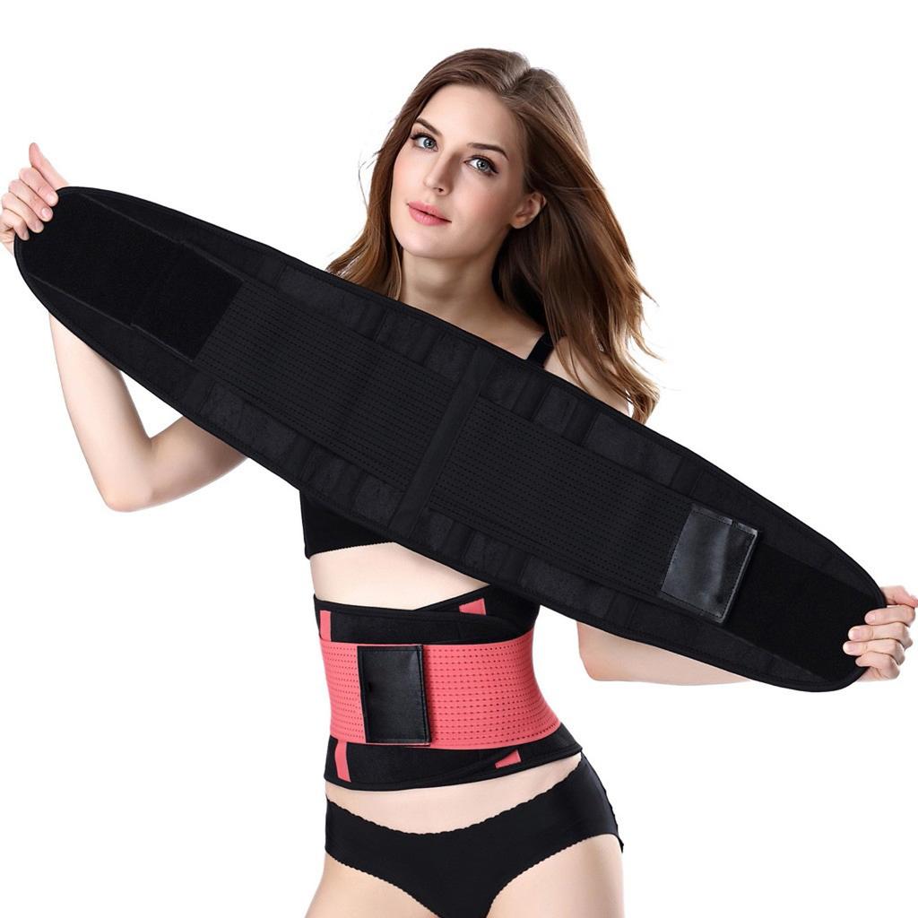 Women's Waist Trainer Belt Adjustable Compression Body Shaper for Fitness Workout Slimming Support with Breathable Fabric and Secure Closure