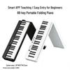 88-Key Folding Electronic Piano with Weighted Hammer Action, MIDI, CE Certified.