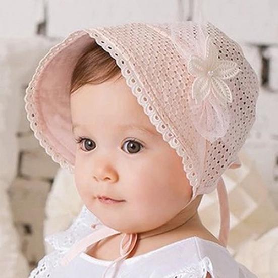 Söt Baby Flickor Pojkar Solblomma Ihålig Prinsessa Sommarhatt Keps 5-24 Månader