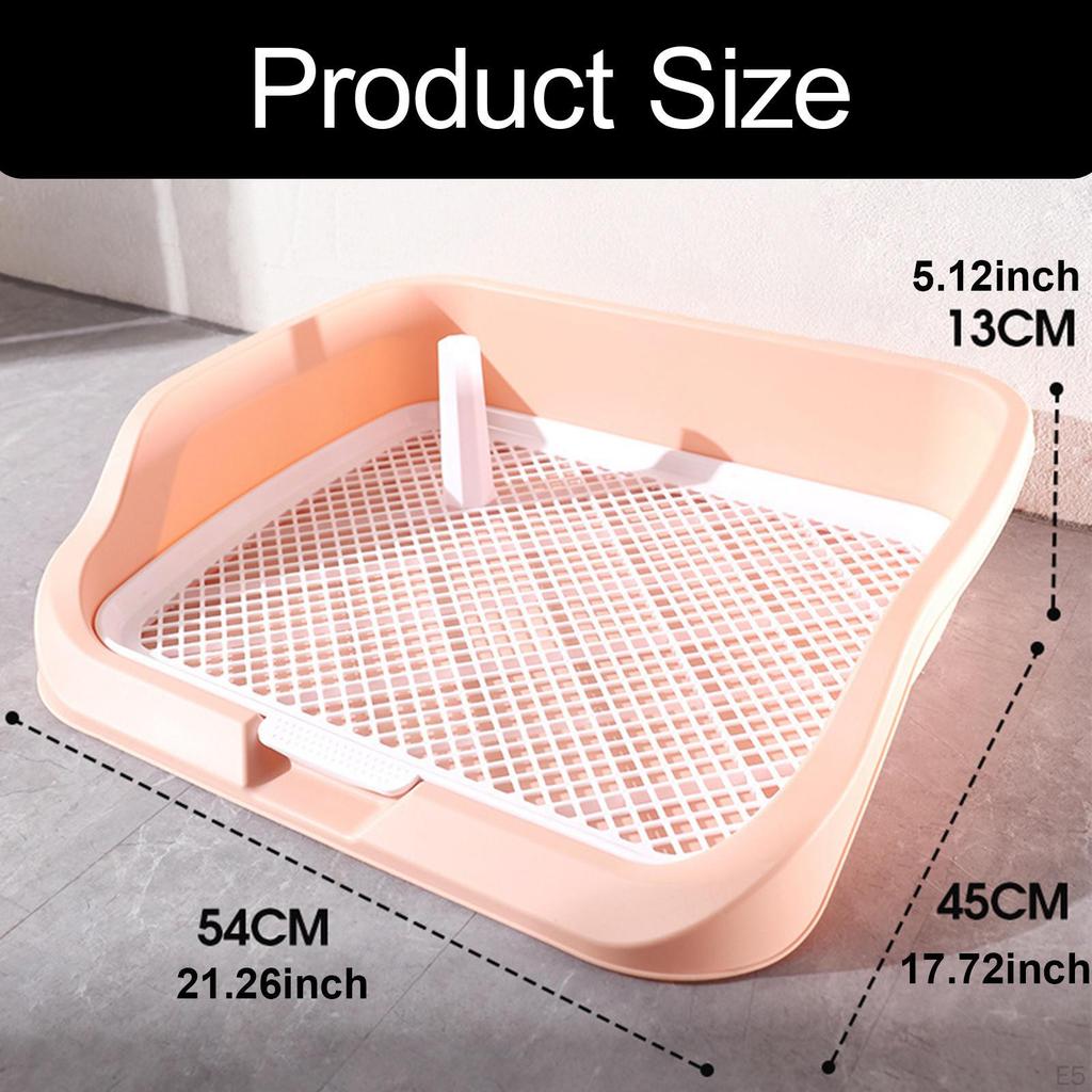 Hunde Welpen Toilette für kleine und mittelgroße Hunde, Innen Außen, erhöhte Umzäunung