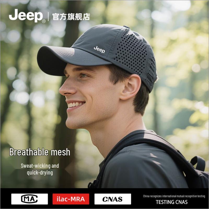 JEEP Men s Summer Quick-Dry Mesh Baseball Cap