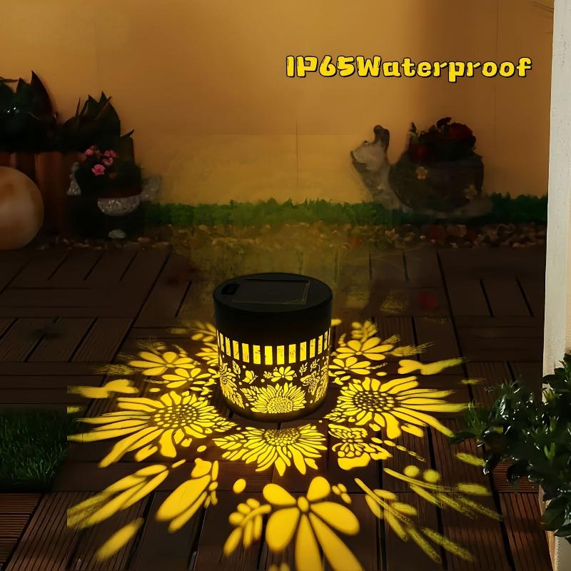 1-8PCS Solar Sunflower  Wall Light Outdoor Garden Decorative Landscape Sconce Waterproof for Patio Fence Balcony Entrance Night