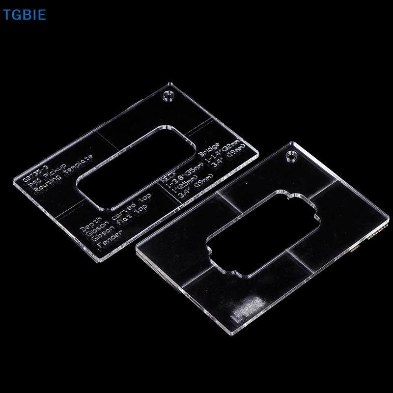 [TL][TL]Make Electric Guitar Internal Template Pickup Line Bin Box Piano Bridge Open Hole Slotted Acrylic Template