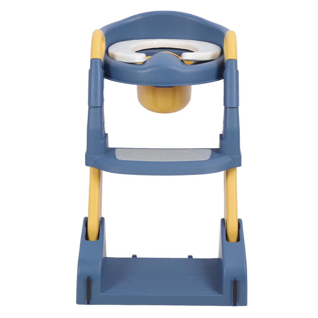 3 In 1 Potty Training Seat with Step Stool Ladder Non Slip Pads PVC Comfortable Toddler Potty