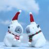 Delightful Cartoon Capybara Christmas Plush Toy Keyring For Bags And Key Accessories