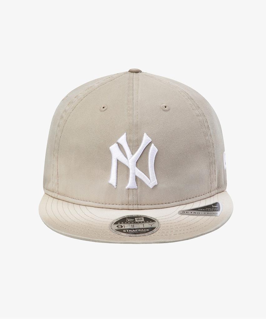 NEW ERA Mlb New York Yankees Faded Wash Retro Crown Strapback Pebble