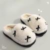 Cartoon Cotton Shoes for Women, Indoor Anti-slip and Warm Plush Slippers