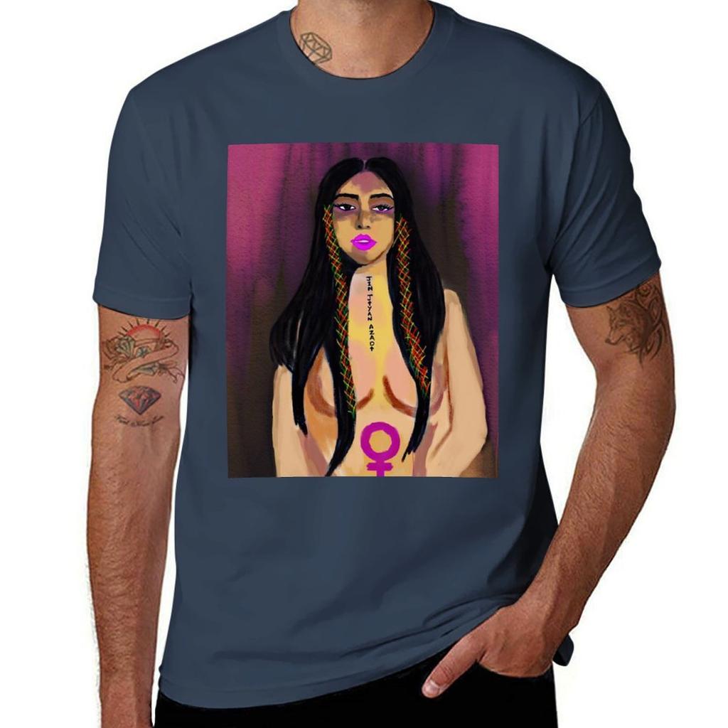 Jin Jiyan Azadi Tshirt Relaxed Fit Casual Short Sleeve Top