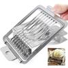 Stainless Steel Fruit Cutter Heavy Duty Metal Sectioner Cutter Mold Boiled Egg Slicer  Household