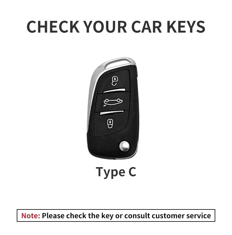 Compatible Key Shell for Dongfeng Peugeot 307, 308, 408, Citroen Sega, Triumph C5