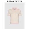 UR Women's Striped Polo Knit Shirt