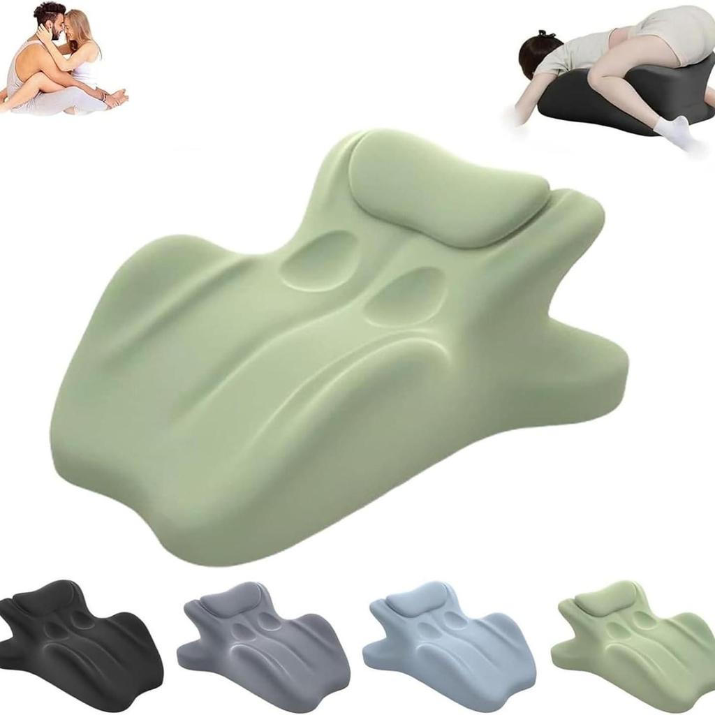 Multifunctional Memory Foam Nap Pillow - Face Down Headrest for Mobile Gaming and Relaxation