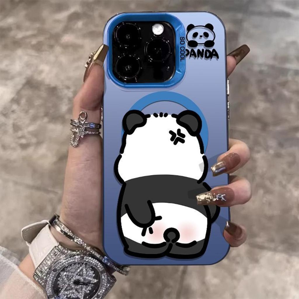 Colorful Silver IMDmagsafe Magnetic Head Phone Case Accessories for IPhone17 Cartoon Cute Simple Fashion Style