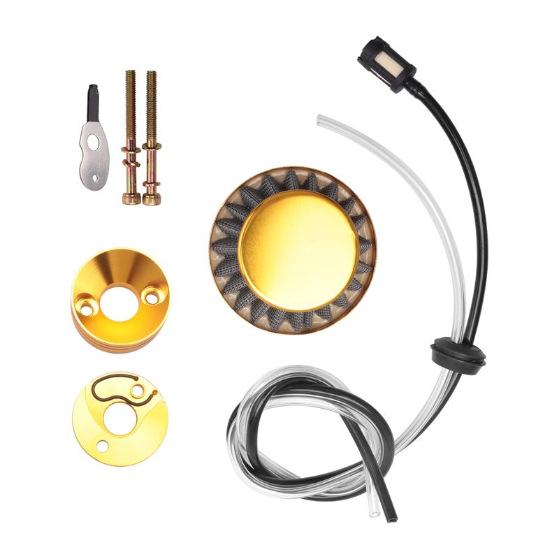 

Atv Quad Mini Dirt Bike 42MM Air Filter Intake Pipe Oil Pipe Kit For 47Cc 49Cc Super Pocket Bike Upgrade золотой