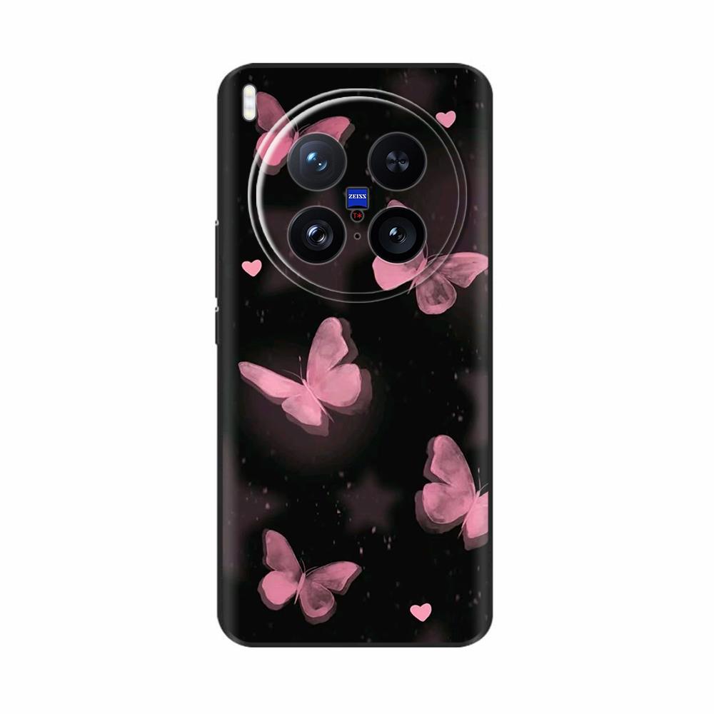 For VIVO X200 Ultra Case Cute Cartoon Painted Back Cover For VIVO X200 Pro Mini X100 Ultra Shockproof Shell Bumper Fundas Para