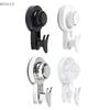Kitchen Strong Vacuum Suction Cup Hook Free Punching Bathroom Traceless Viscose Wall Door Behind Towel Sticky