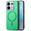 B1 For Xiaomi Poco X6 5G/Redmi Note 13 Pro 5G Leather Back Case Compatible with MagSafe Skin-Touch Phone Cover