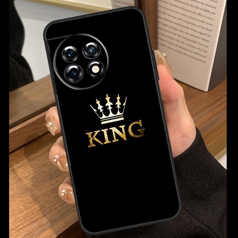 King Queen Art Case For OnePlus 15R 13R 13T 12R 15 13 12 11 10 Pro 10T Nord CE 3 4 Lite N20 N30 Nord 5 Cover