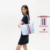 Tommy Hilfiger Color Block Woven Strap Lightweight Large Capacity Tote Bag Women tote bags Multicolor XW0XW04114