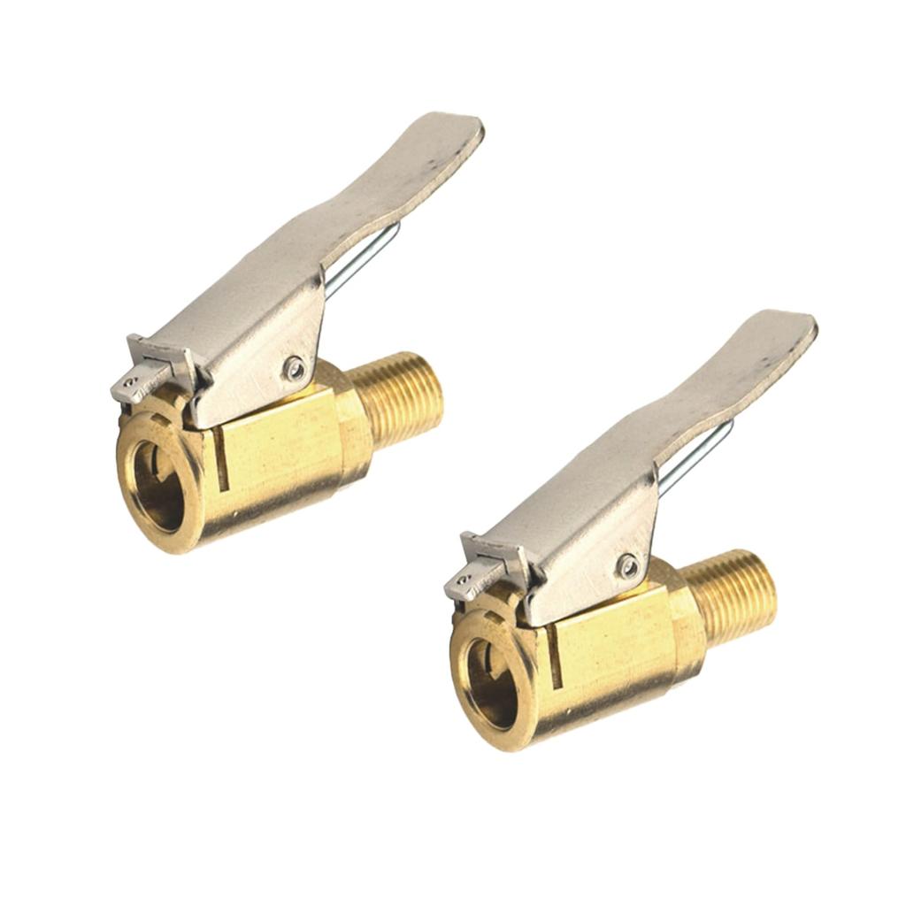 2pcs Closed Flow Lock Tire Thread Nozzle Adapter Car Pump Ace Xessary Fast Conversion