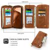 Suitable for Samsung S22 mobile phone leather case Note20 multi-function zipper wallet protective case, retro oblique span bag