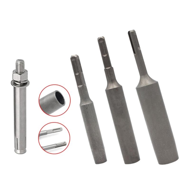 SDS Plus Professional Ground Rod Driver Steel Durable Hardened for 5/8 3/4Inch Ground Rod for SDS Plus Impact Drills