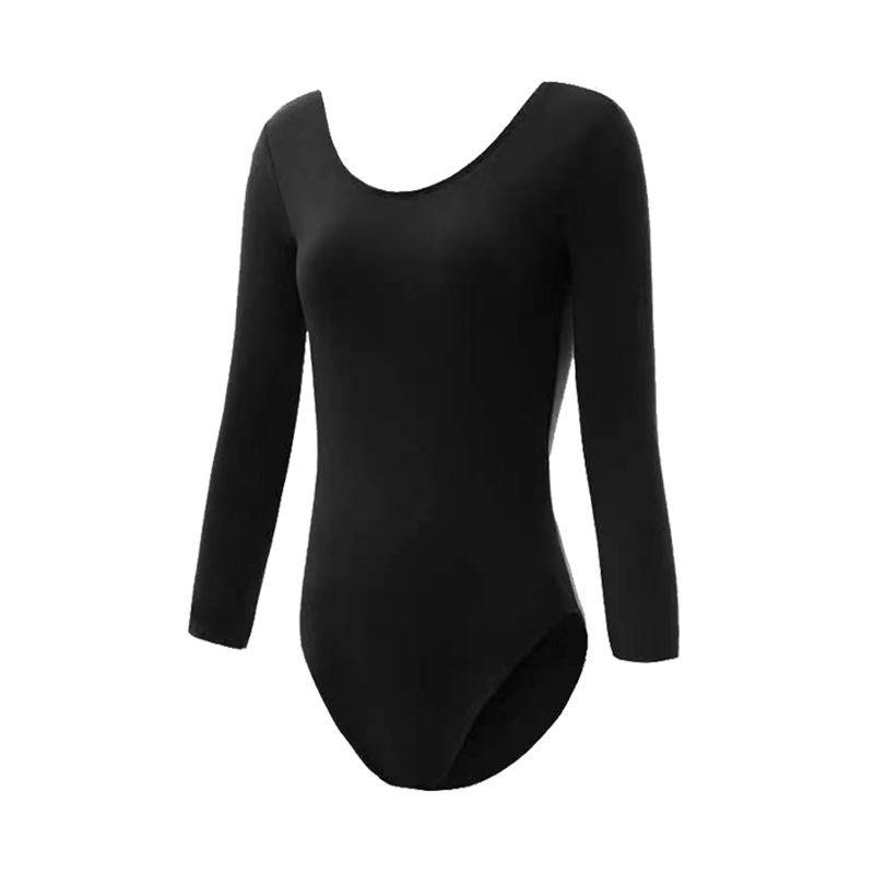Women's Body Shaping Dance Suit: Adult One-Piece Training Top for Etiquette Dance.