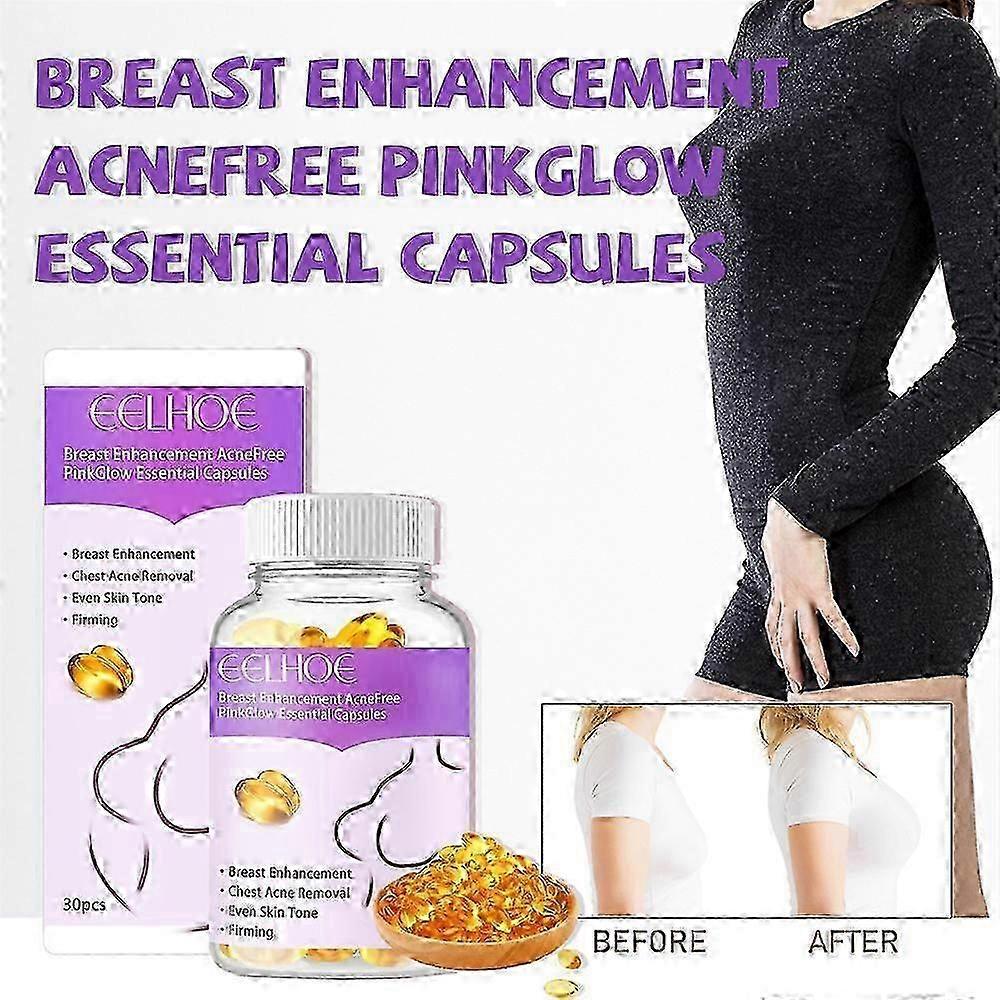 3x Breast Enhancement Oil Capsule Breast Firming Tightening Massage Bigger Chest Lift Oil Anti-sagging