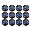 8/12Pcs Car Logo Door Shock Absorbing Pad Gasket Sticker For Subaru STI Legacy Levorg XV Mpreza Forester Crosstrek Impreza WRX X1