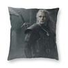 Henry Cavill Geralt Of Rivia Pillowcase Polyester Linen Velvet Printed Zip Decorative Car Cushion Cover
