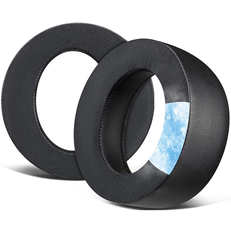 

SOULWIT cooling gel pad ear pads for Sony PlayStation PS5 Pulse Elite Wireless headset for head pad high density foam ear cup ice silk fabric exchange