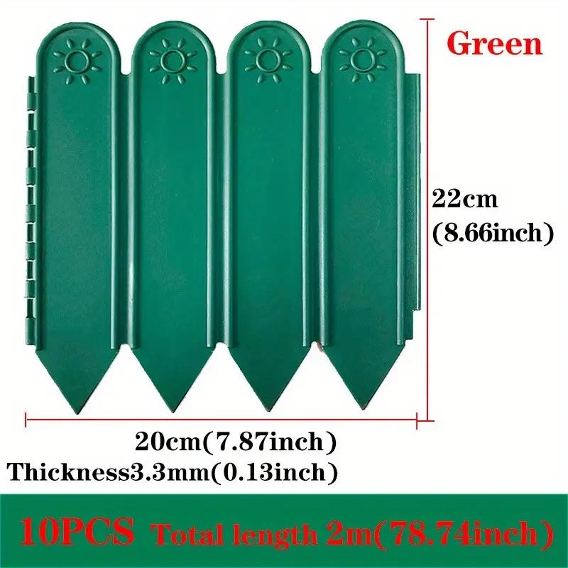 Small fence, fence, plastic flower garden, garden decoration, courtyard enclosure, soil, outdoor vegetable garden, flower bed pa