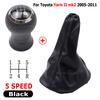 For Toyota Yaris II 2 MK2 2005 2006 2007 2008 2009 2011 Gear Shift Knob Shifter Lever Stick Gaiter Boot Cover Cars Accessories