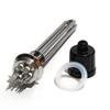 LUJINXUN 2"Tri Clamp Tubular Electric Heating Element 64mm Flange 3KW 4.5KW 6KW 9KW 12KW SUS304 for Moonshine