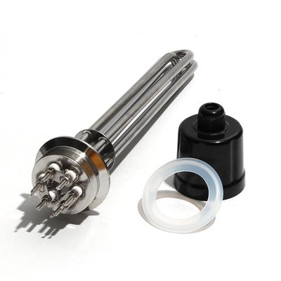 LUJINXUN 2" kolmeklambriga torukujuline elektriline kütteelement 64 mm äärikuga 3 kW 4,5 kW 6 kW 9 kW 12 kW SUS304 moonshine'i jaoks